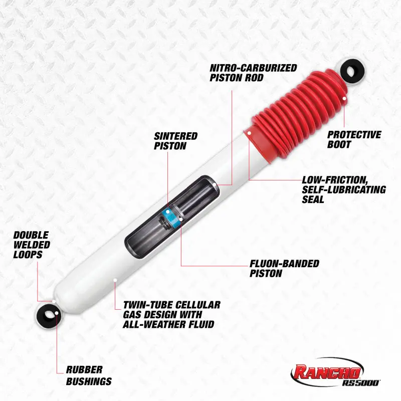 Rancho 2007 Chevrolet Avalanche Front Rs5000 Steering Stabilizer 2