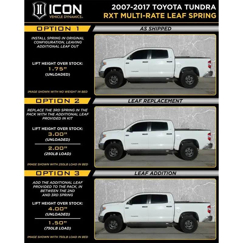Icon 2007+ Toyota Tundra Rxt Stage 2 System 2