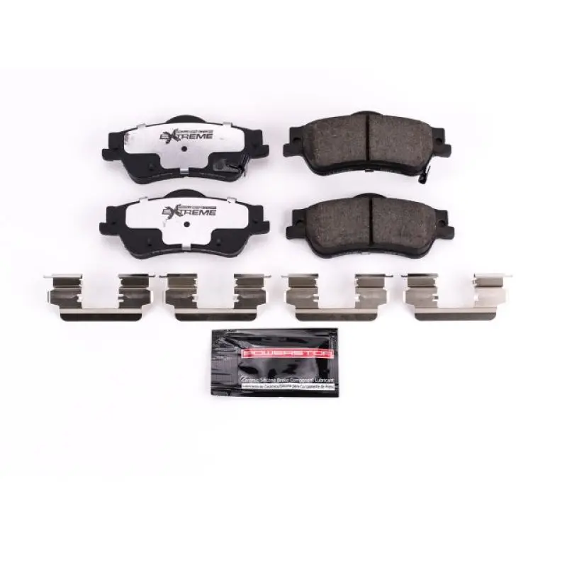 Power Stop 11-17 Chevrolet Caprice Rear Z26 Extreme Street Brake Pads W/Hardware 1