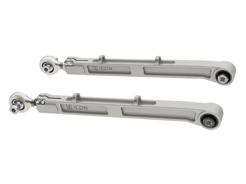 Icon 2021+ Ford Bronco Billet Rear Lower Link Kit 1