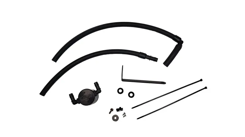 J&L 22-23 Subaru Brz/Gr86 2.4L Passenger Side Oil Separator 3.0 - Black Anodized 1