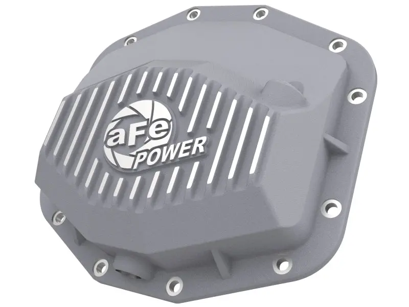 Afe 21-22 Ram 1500 Trx Hemi V8 6.2L(Sc) Street Series Rear Differential Cover Raw W/ Machined Fins 1