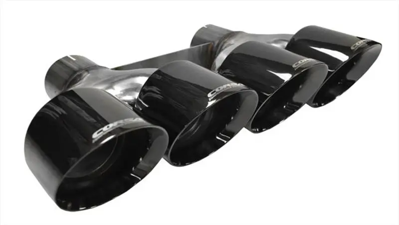 Corsa 15-15 Chevrolet Corvette 6.2L V8 Quad 45In Polished Black Pro-Series Tip Kit 1