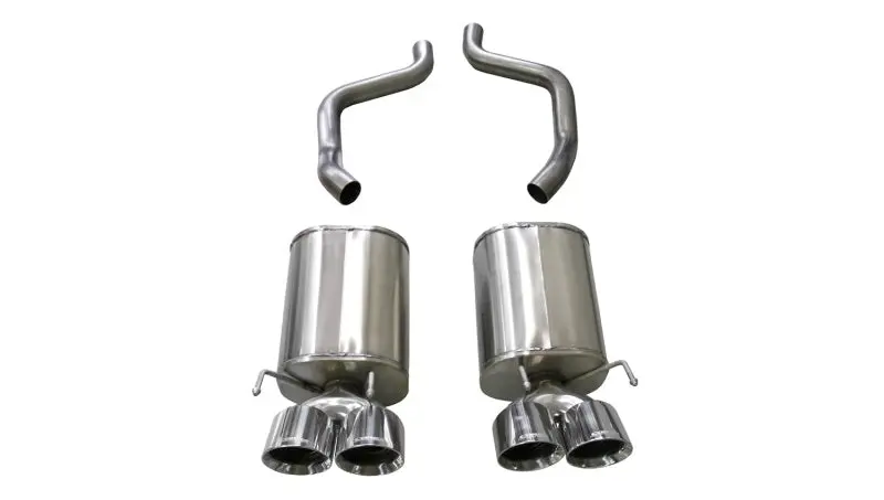 Corsa 09-13 Chevrolet Corvette (C6) 6.2L Polished Sport Axle-Back Exhaust W/4.5In Tips 1