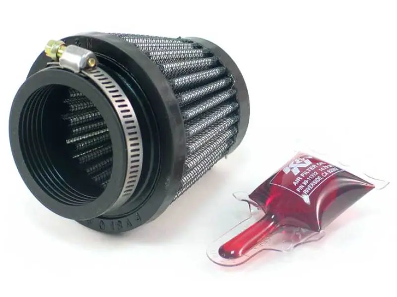 K&N Filter Universal Rubber Filter 1 3/4 Inch Flange 3 Inch Base 2 Inch Top 2.5 Inch Height 2