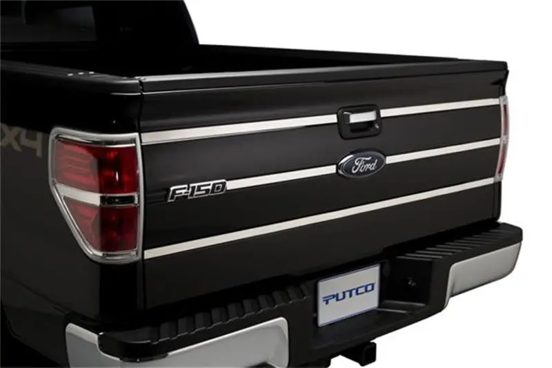 Putco 09-14 Ford F-150 - Ss Tailgate Accent - 6Pcs (3 Horizontal Lines) Tailgate Accents 2