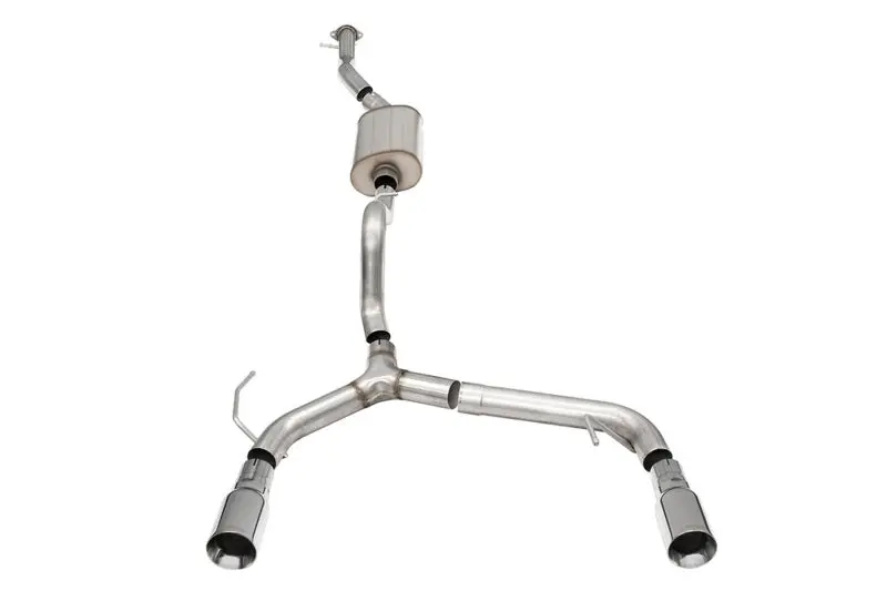 Corsa 21-22 Ford Bronco 2.3L 4-Door 2.75In Cat-Back Dual Rear Exhaust W/4In Straight-Cut Polish Tips 1