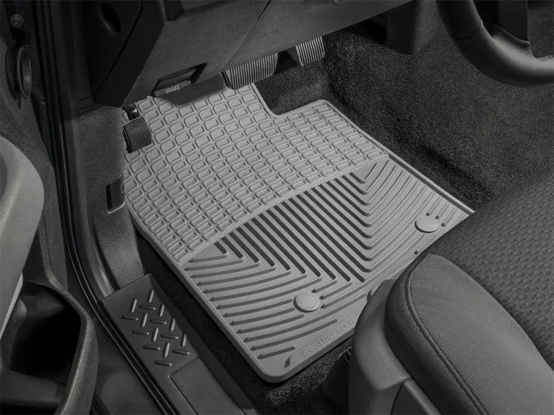 Weathertech 05-11 Toyota Tacoma Front Rubber Mats - Grey 1