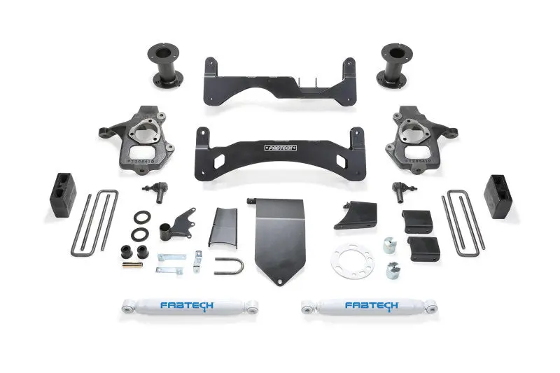 Fabtech 14-18 Gm C/K1500 W/Oe Alum. Uca 6In Basic System Gen Ii W/Rear Perf. Shocks 1