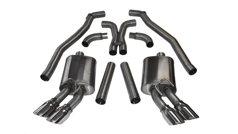 Corsa 12-13 Chevrolet Camaro Coupe Zl1 6.2L V8 Polished Sport Cat-Back + Xo Exhaust 1