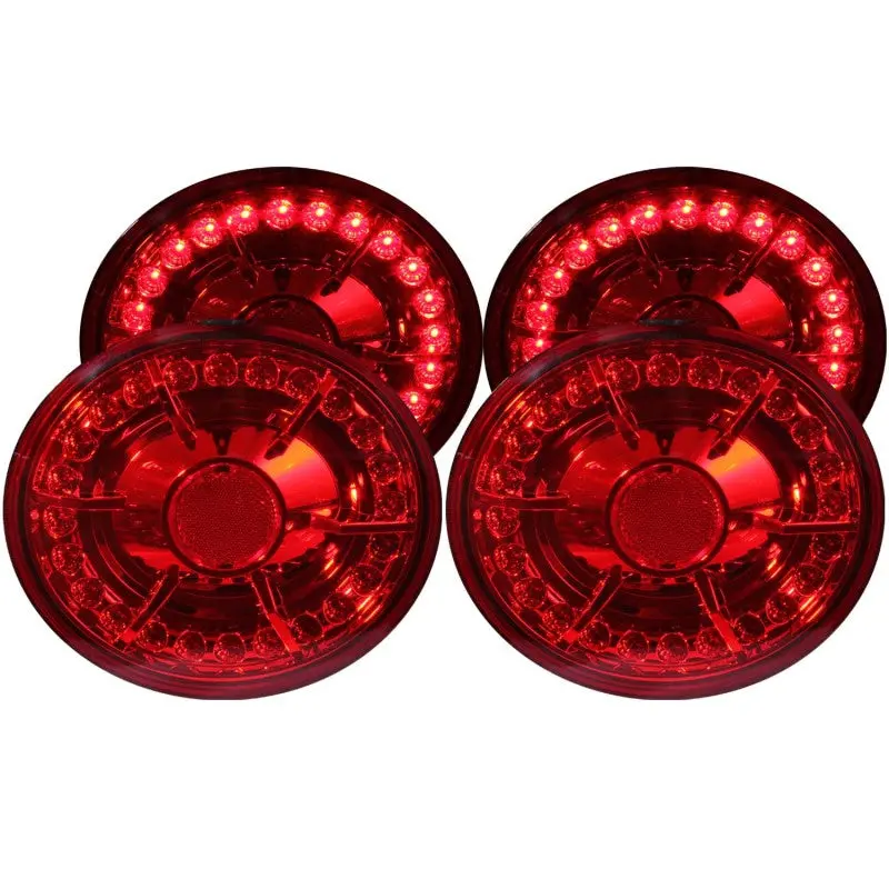 Anzo 2005-2010 Chevrolet Corvette Led Taillights Red 4Pc 2