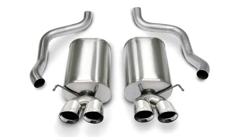 Corsa 05-08 Chevrolet Corvette C6 6.0L V8 Polished Sport Axle-Back Exhaust 1