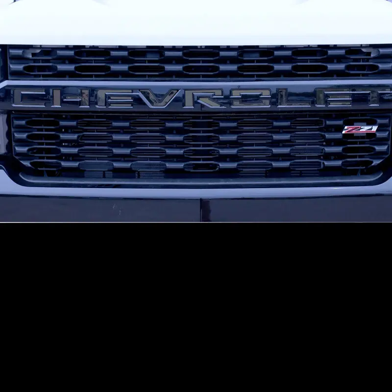 Putco 23-24 Chevrolet Colorado - Grille Letters - Black Platinum Chevrolet Letters 1