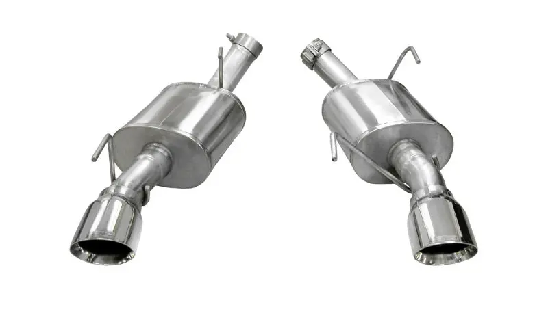 Corsa 05-10 Ford Mustang Shelby Gt500 5.4L V8 Polished Xtreme Axle-Back Exhaust 1