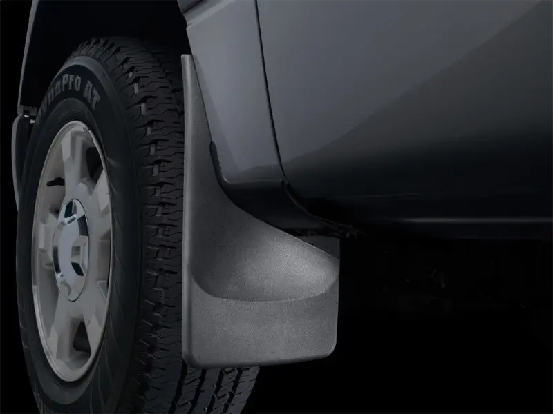 Weathertech 2021+ Ford F-150 Raptor (Incl. 37 Perf. Pkg) No Drill Front & Rear Mudflaps - Black 1