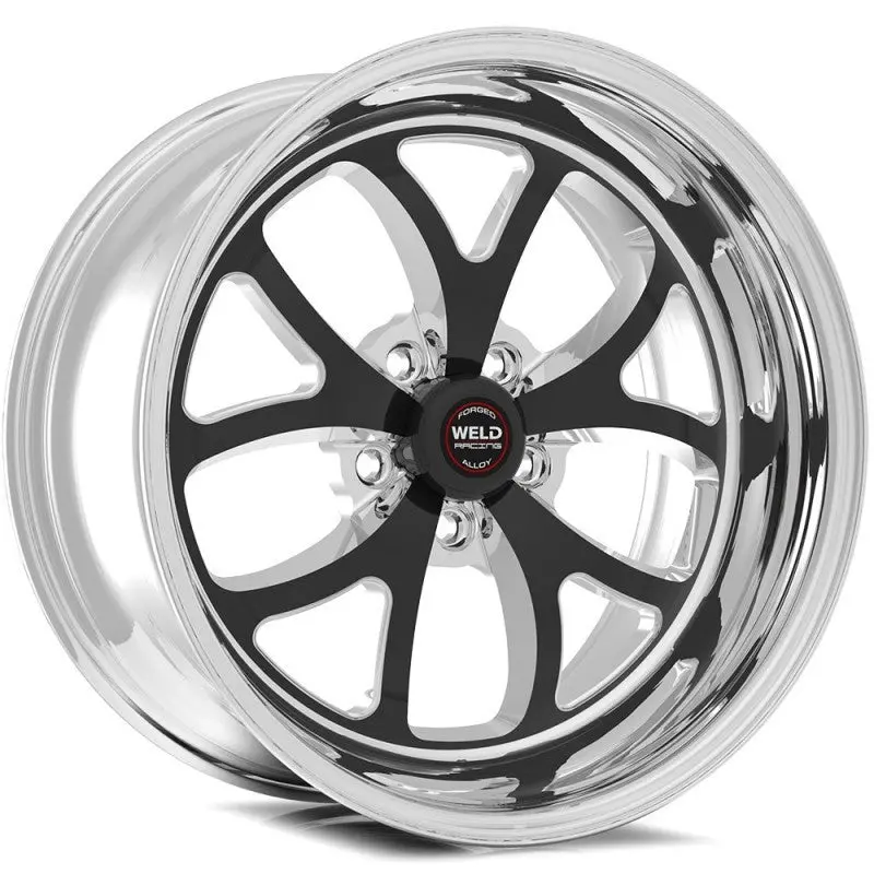 Weld S76 20X9.0 / 5X5 Bp / 5.75In. Bs Black Wheel (High Pad) - Non-Beadlock 1