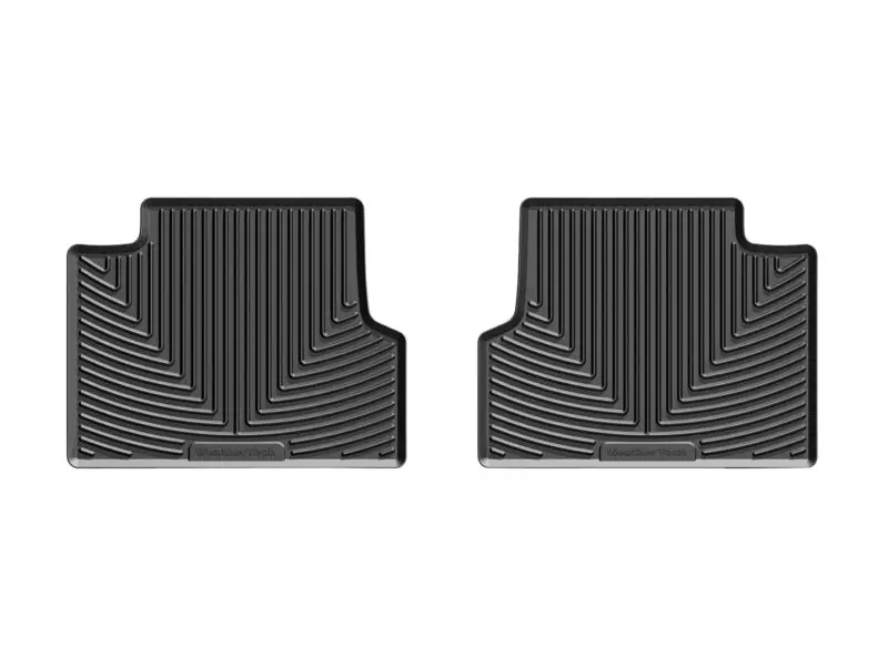 Weathertech 14+ Jeep Cherokee Rear Rubber Mats - Black 1