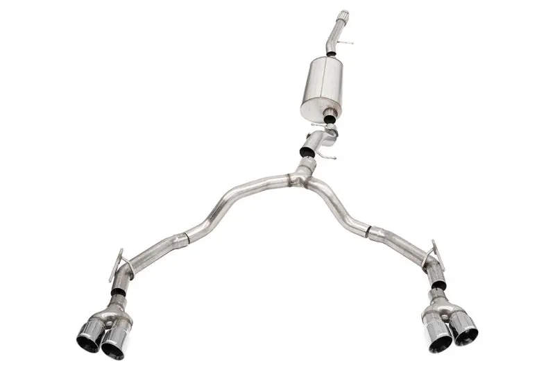 Corsa 2021-2023 Suburban/Gmc Yukon Xl 6.2L 4Wd Dual Rear 3/2.75In Sport Cat-Back Dw 4In Pol Tips 1