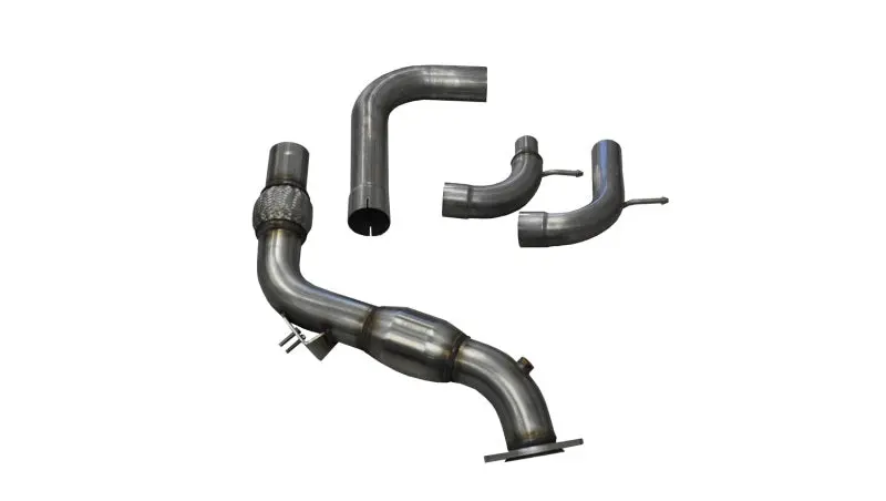 Corsa 15-16 Ford Mustang 3In Downpipe With 200 Cell Catalytic Converter 1