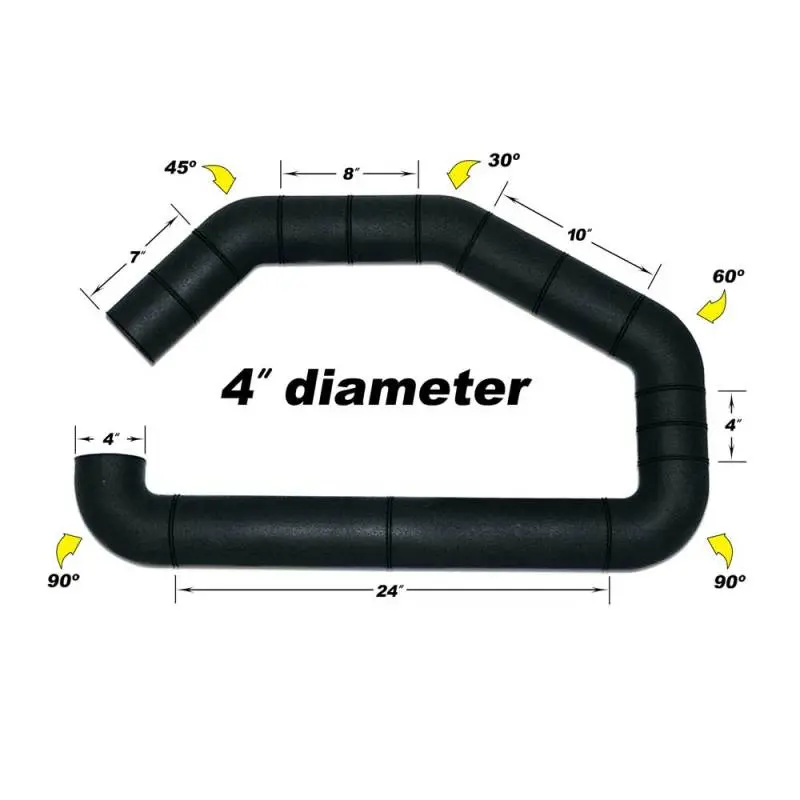 Airaid U-Build-It - 4In Intake Tube 1