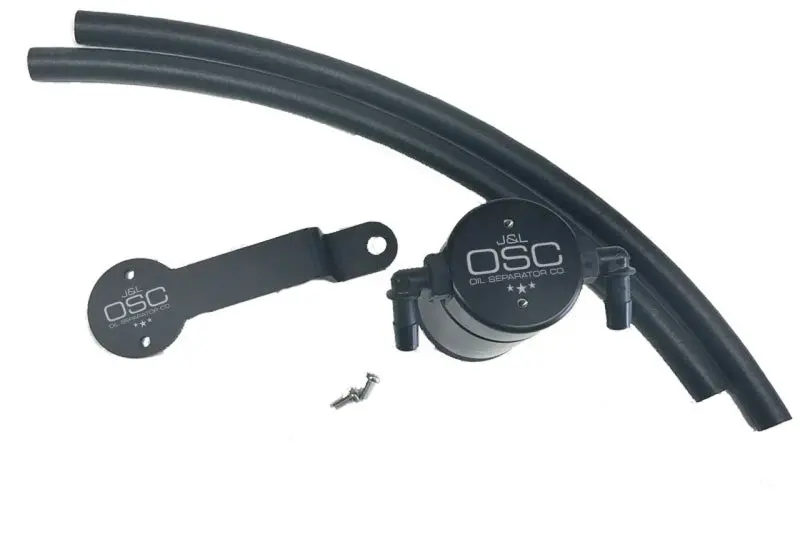 J&Amp;L 13-19 Ford Fusion 2.0L Ecoboost Passenger Side Oil Separator 3.0 - Black Anodized 1