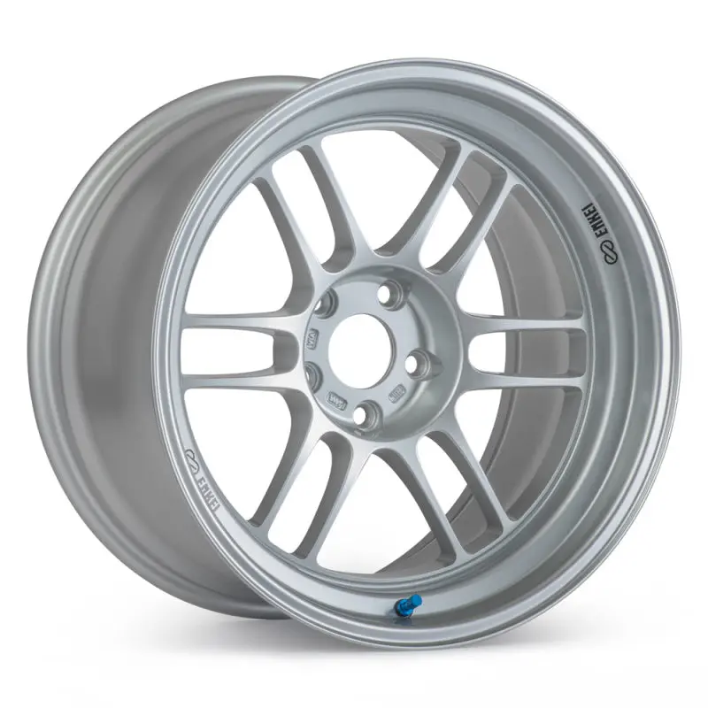 Enkei Rpf1rs 18X9.5 5X114.3 12Mm Offset 75Mm Bore Silver Wheel 1