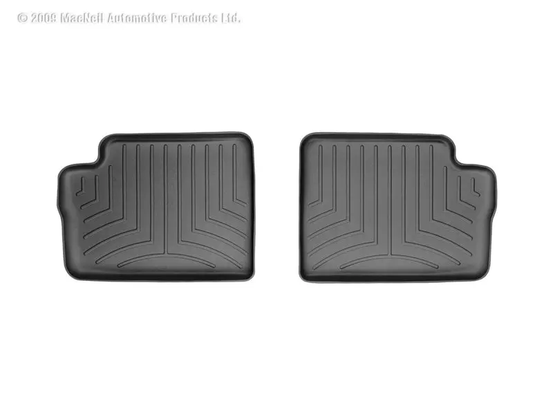 Weathertech 03-08 Toyota Corolla Rear Floorliner - Black 2