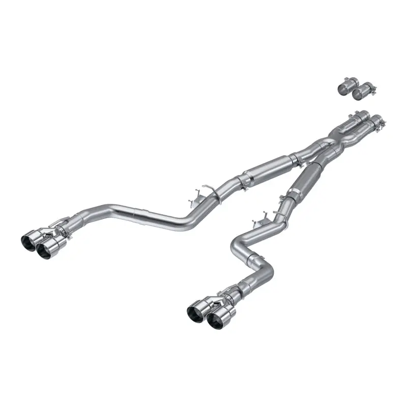 Mbrp 17-Up Dodge Challenger 5.7L/6.2L/6.4L Aluminized Catback Exhaust 1