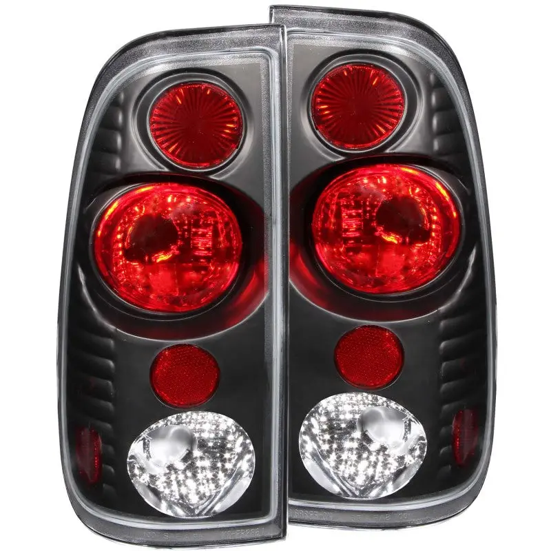 Anzo 1997-2003 Ford F-150 Taillights Black G2 (Does Not Fit Super Crew Models) 1