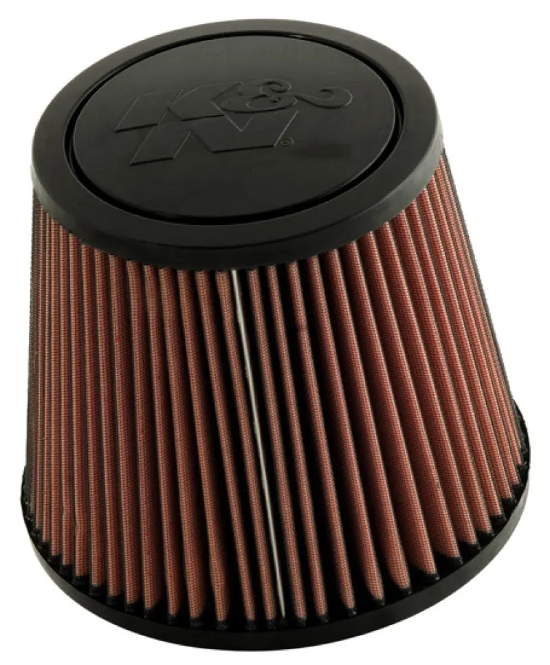 K&N Universal Rubber Filter-Round Tprd 4.875In Flange Id X 9In Base Od X 6.625In Top Od X 7.938In H 1