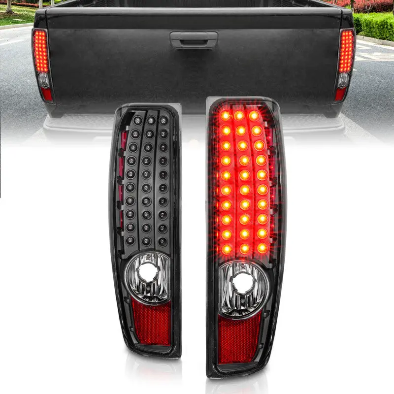 Anzo 04-10 Chevy Colorado Led Tailights G2 - Black 2