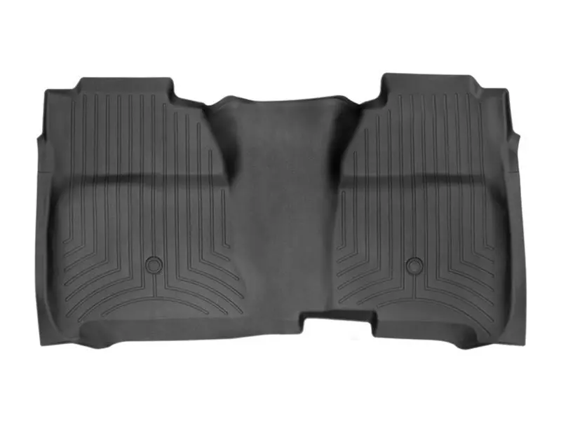 Weathertech 14+ Chevrolet Silverado 1500 / Gmc Sierra (Crew Cab) Rear Vinyl Floorliner - Black 1