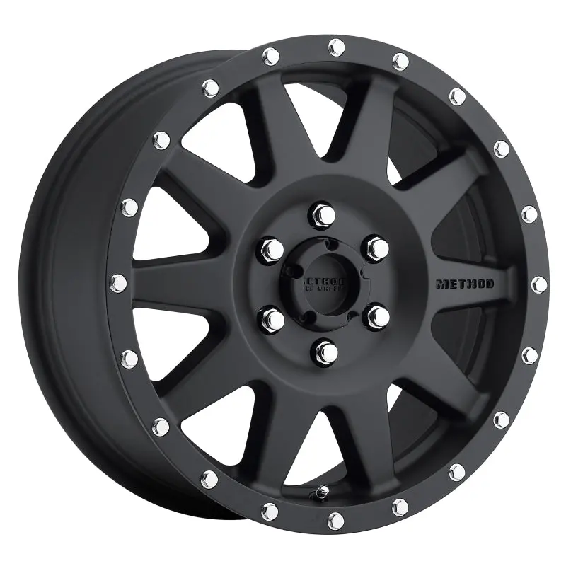 Method Mr301 The Standard 17X7.5 +50Mm Offset 6X130 84.1Mm Cb Matte Black Wheel 1