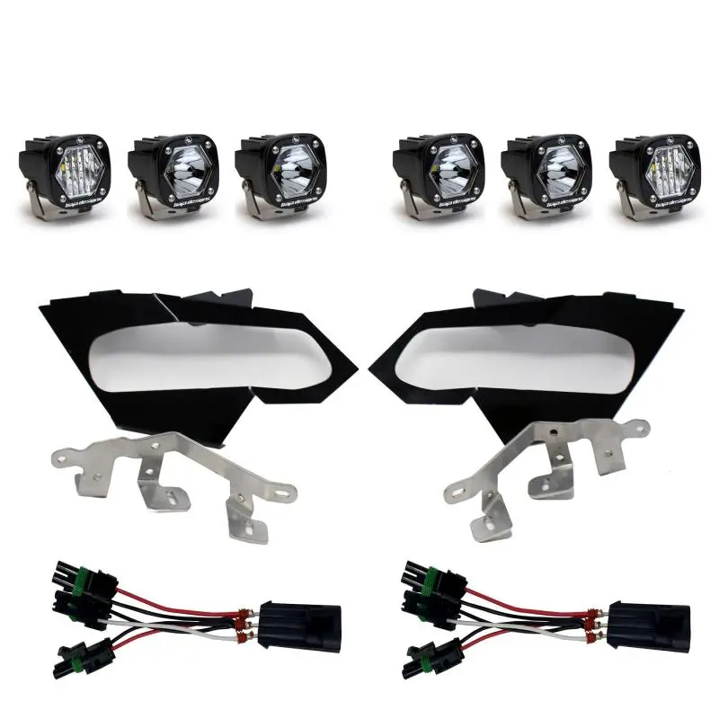 Baja Designs Can-Am X3 Headlight Kit S1 Laser W/C Headlight Kit 1