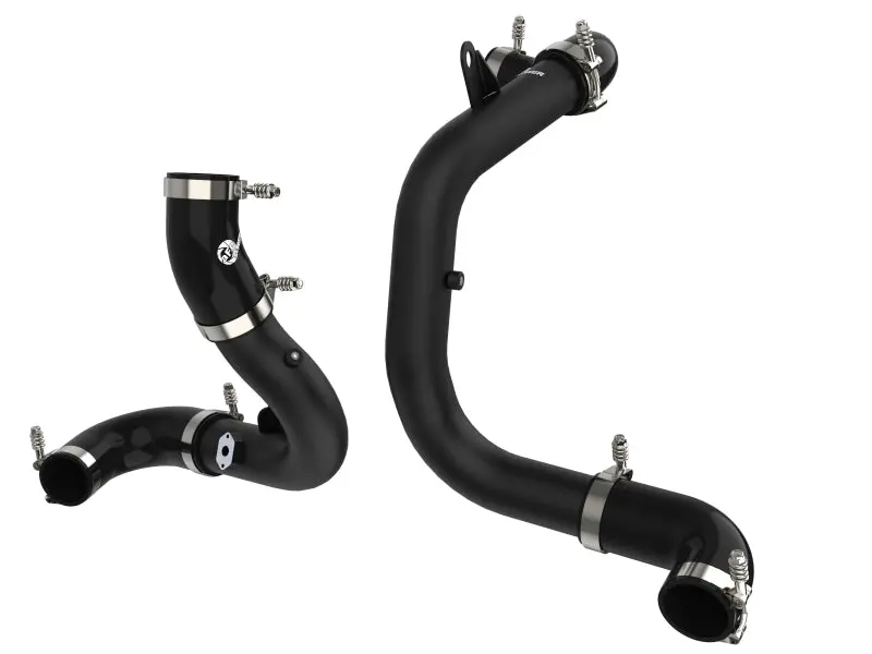 Afe Bladerunner 15-20 Vw Gti (Mkvii) L4-2.0L (T) Aluminum Hot And Cold Charge Pipe Kit Black 1