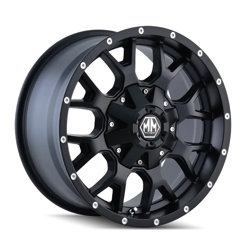 Mayhem 8015 Warrior 20X9 / 5X127 Bp / 0Mm Offset / 87Mm Hub Matte Black Wheel 2