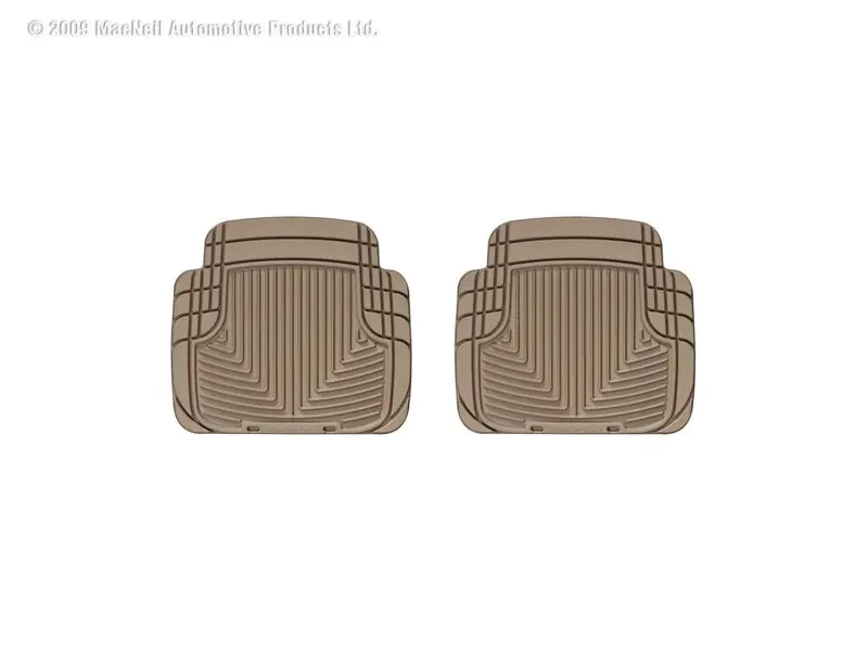 Weathertech 99 Bmw M3 Convertible Rear Rubber Mats - Tan 2