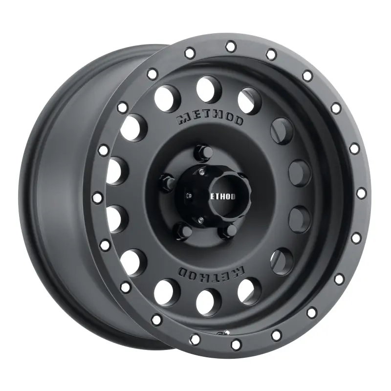 Method Mr307 Hole 17X8.5 0Mm Offset 5X5 94Mm Cb Matte Black Wheel 1