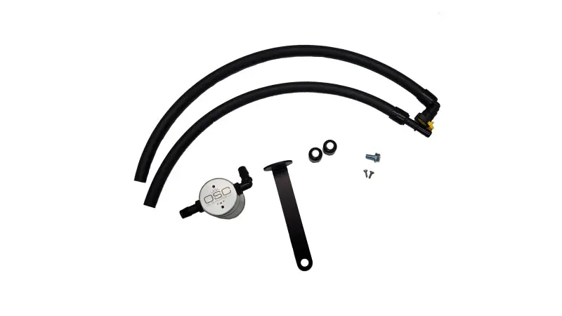 J&L 21-21.5 Ford Bronco 2.3L Ecoboost Passenger Side 3.0 Oil Separator - Clear Anodized 1