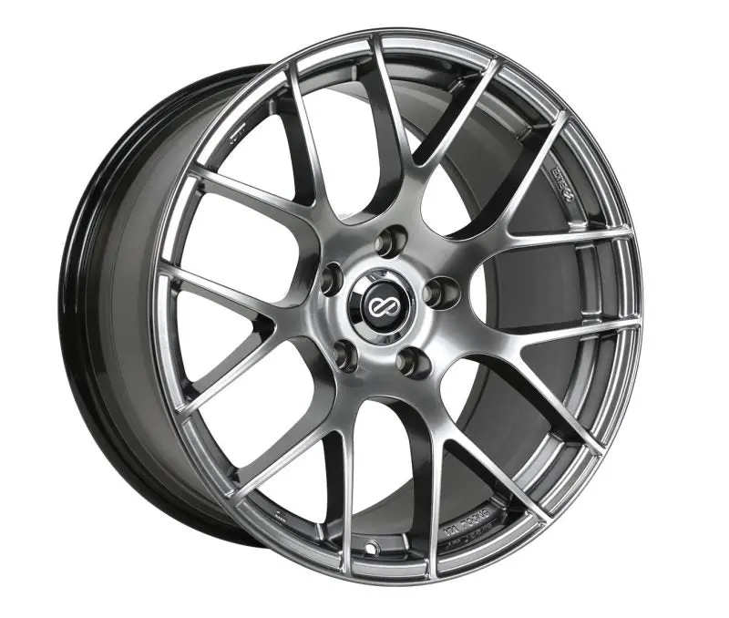 Enkei Raijin 18X9.5 35Mm Offset 5X114.3 Bolt Pattern Hyper Silver Wheel 1