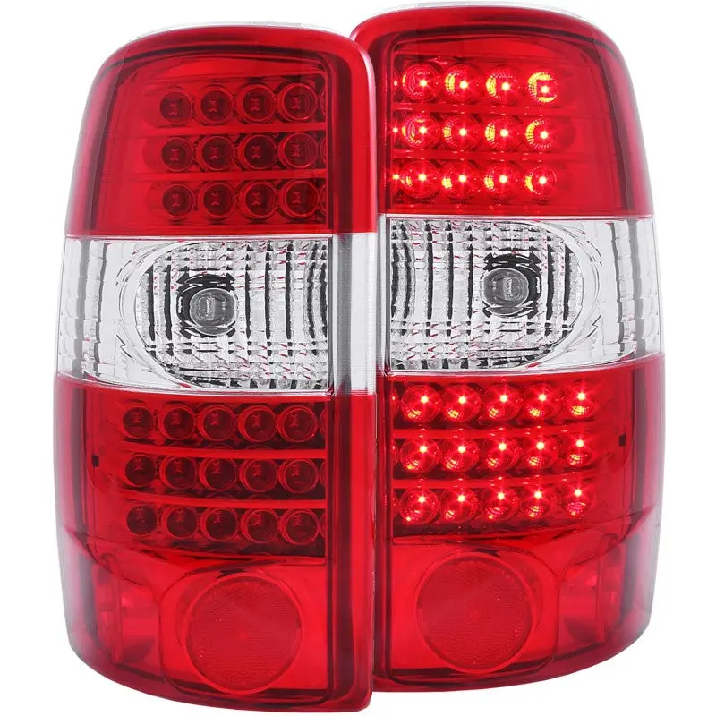 Anzo 2000-2006 Chevrolet Suburban Led Taillights Red/Clear G2 1