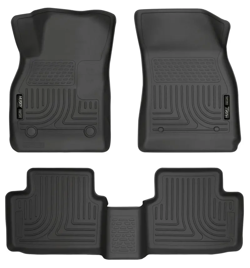 Husky Liners 13 Chevy Malibu Weatherbeater Black Front & 2Nd Seat Floor Liners 2