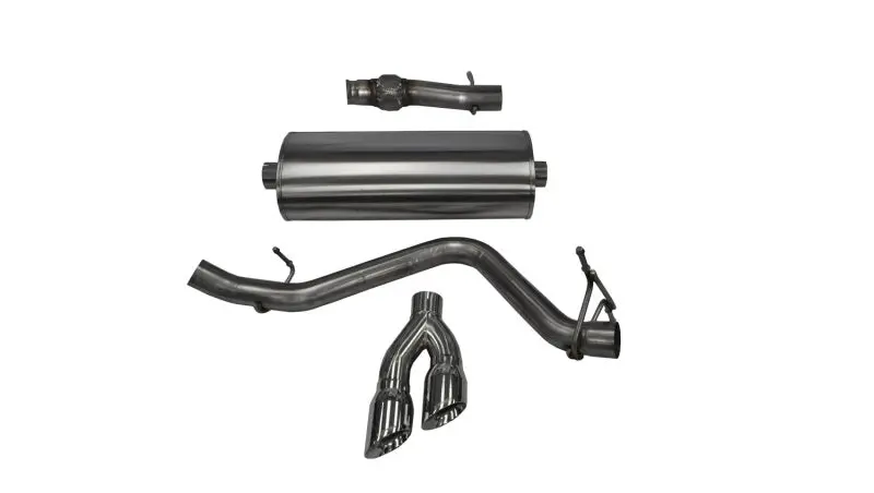 Corsa 14 Gmc Sierra/Chevy Silv 1500 Reg. Cab/Std. Bed 5.3L V8 Polished Sport Single Side Cb Exhaust 1