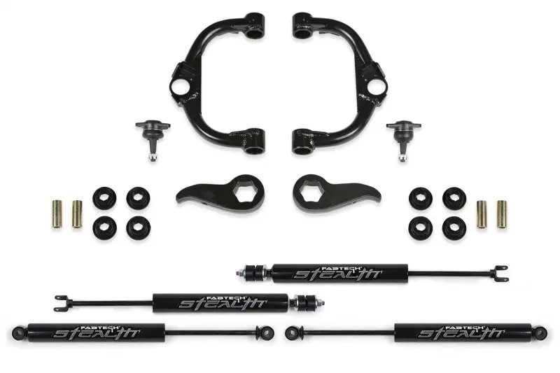 Fabtech 2020 Gm 2500Hd/3500Hd 4Wd 3.5In Ball Joint Uca System W/Stealth Shocks 1