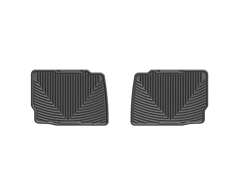 Weathertech 13+ Ford Fusion Rear Rubber Mats - Black 2