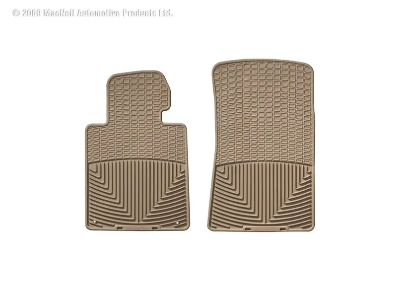 Weathertech 99 Bmw M3 Convertible Front Rubber Mats - Tan 2
