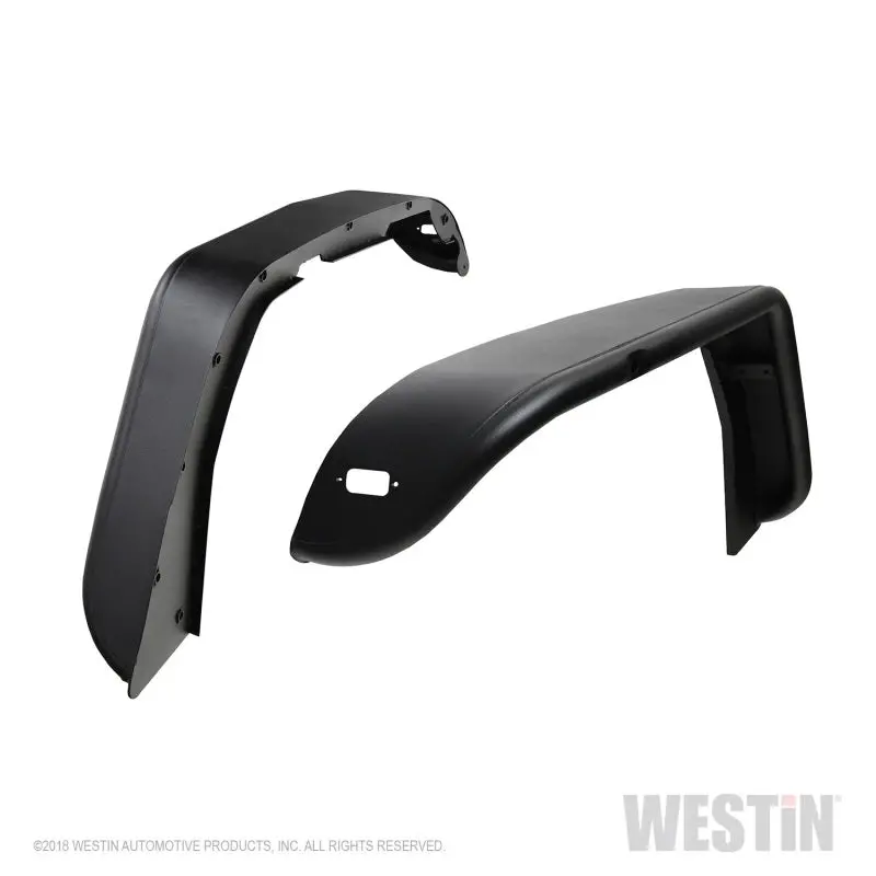 Westin 18-20 Jeep Wrangler Jl / 20 Gladiator Tube Fenders - Front - Textured Black 1