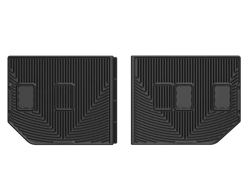 Weathertech 07-10 Chevrolet Suburban Rear Rubber Mats - Black 2