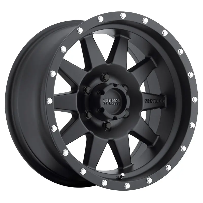 Method Mr301 The Standard 17X8.5 0Mm Offset 6X135 94Mm Cb Matte Black Wheel 1
