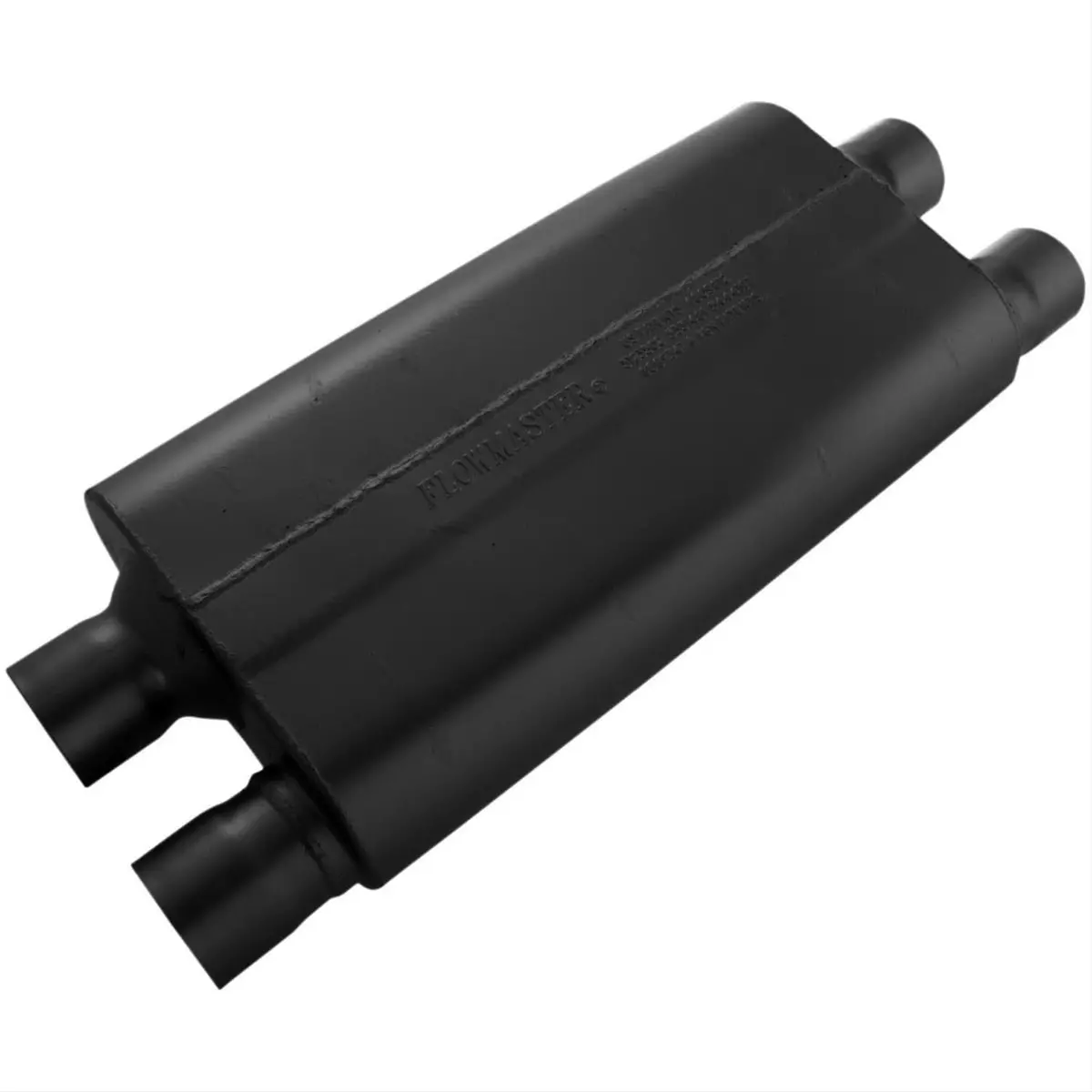 Flowmaster 80 Series Crossflow Muffler – Dual-Inlet, Single-Outlet Design 1